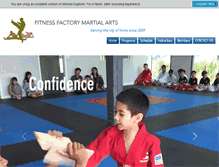 Tablet Screenshot of martialartsirvine.com